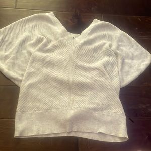Grey V neck sweater feel very soft and comfortable